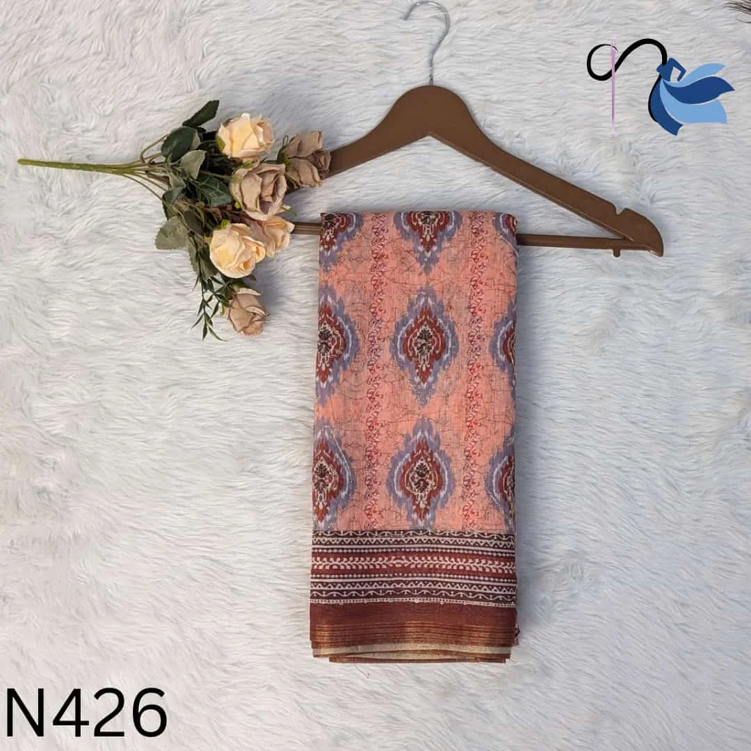 Timeless elegance of our Chanderi Cotton saree