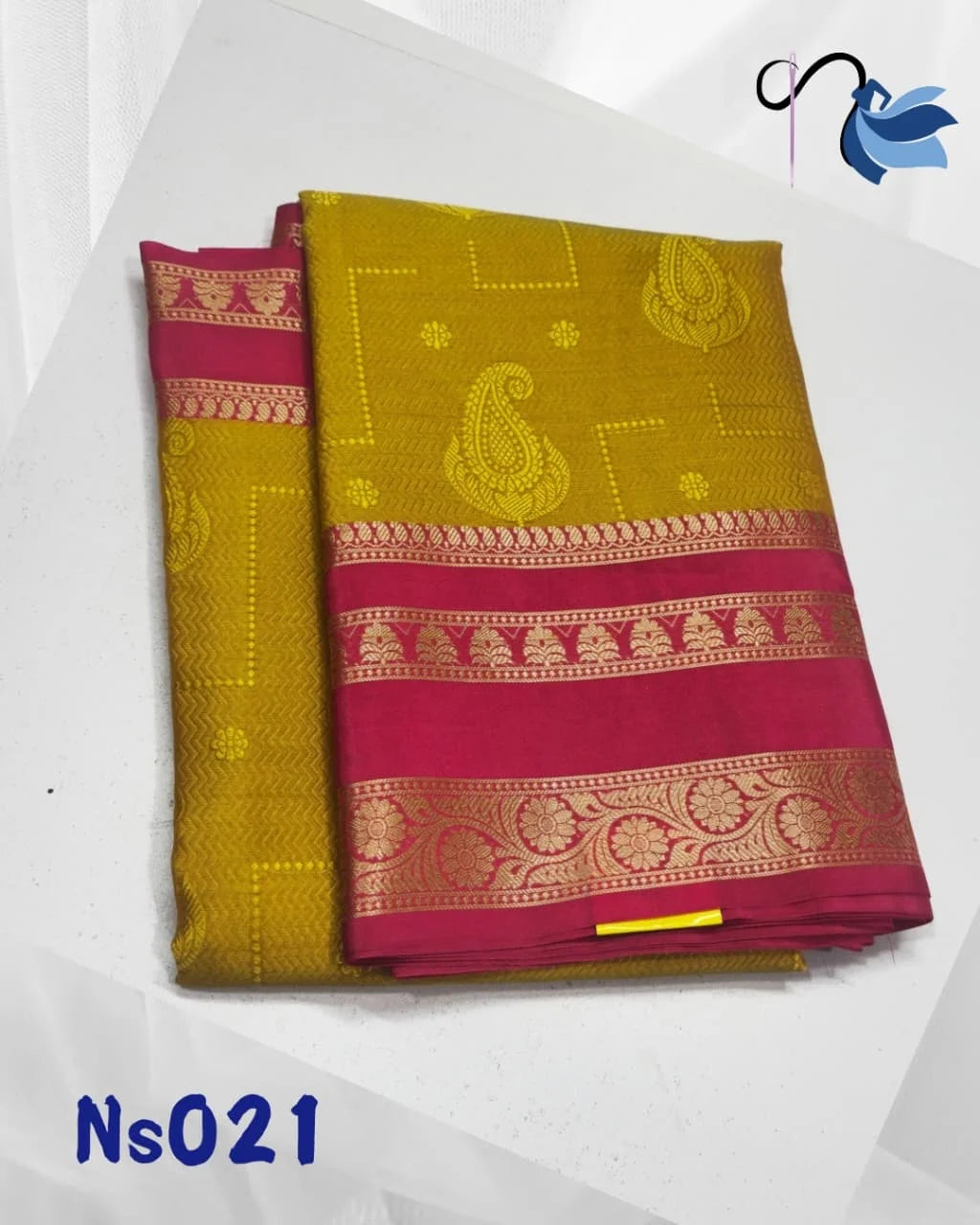 Double Warp Kora Muslin Saree