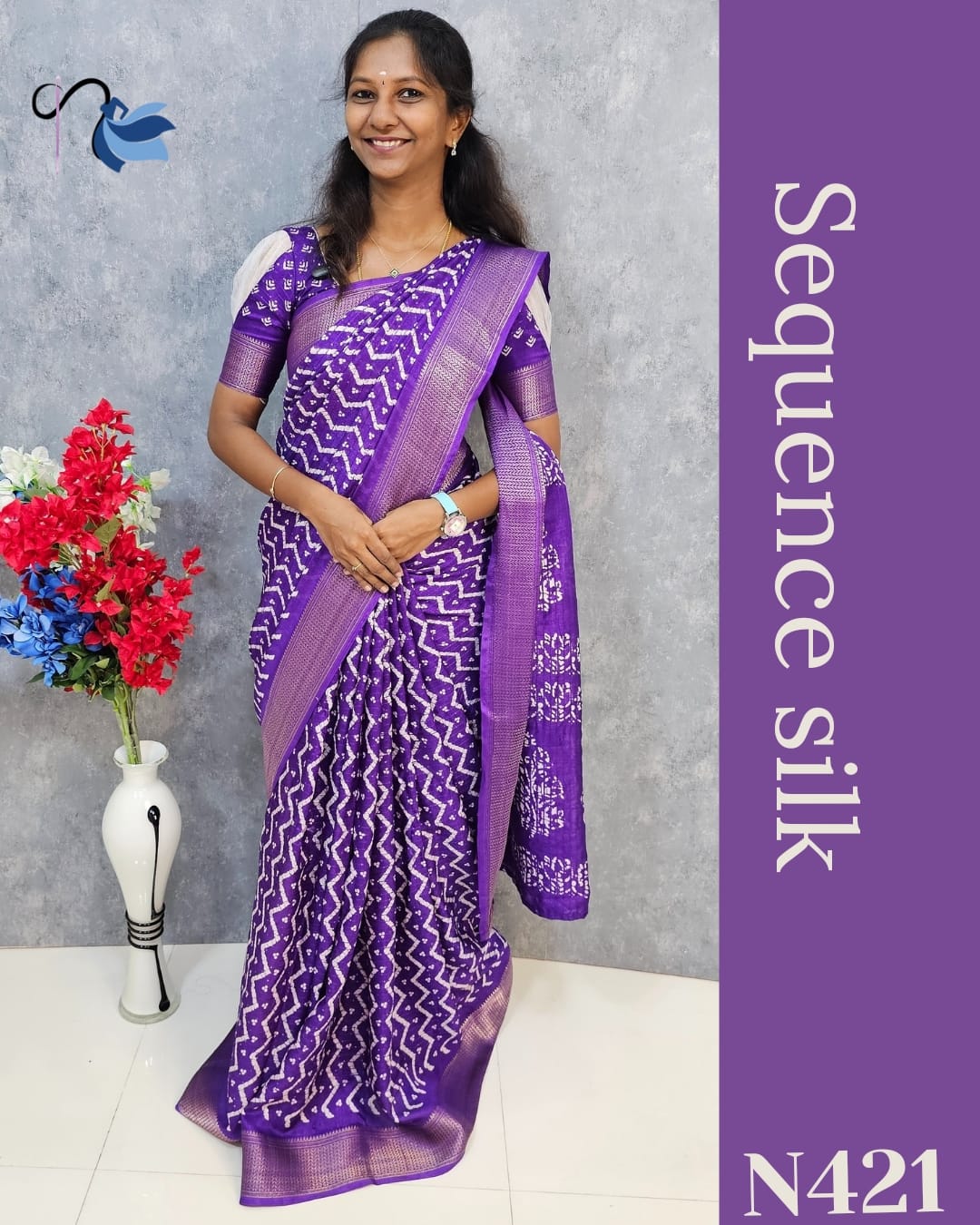 Sequence Silk Saree