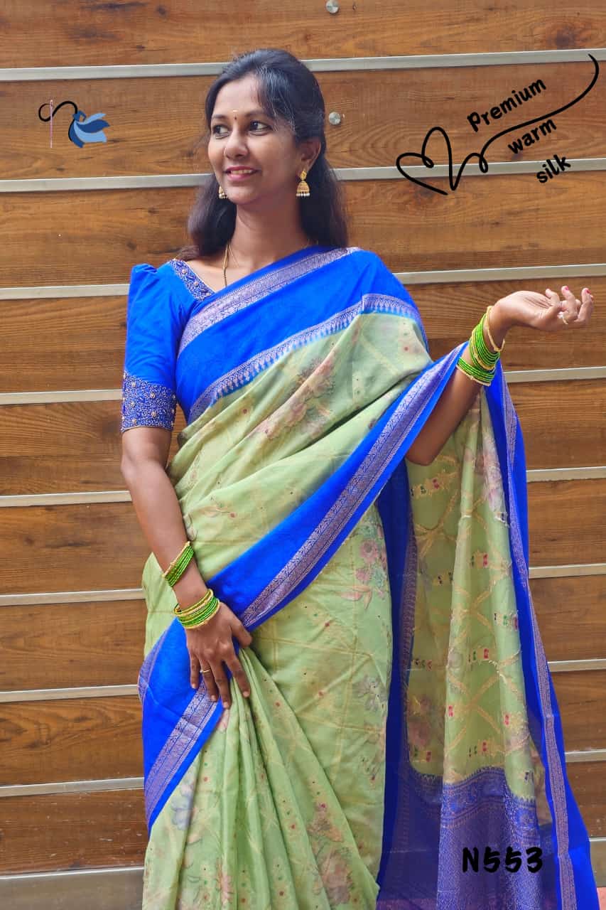 Digital Warm Silk Saree