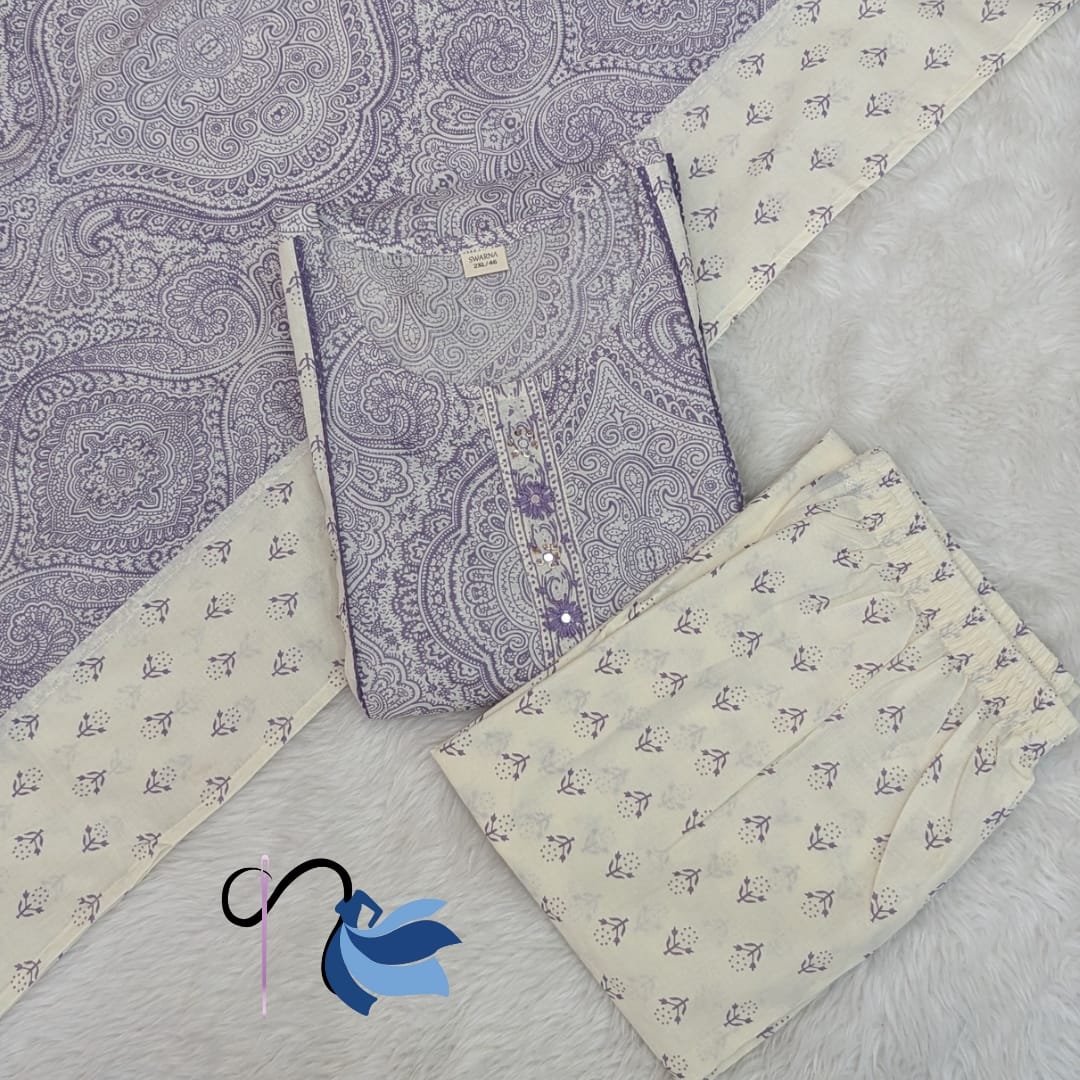 Elevate your style with this elegant 3-piece Kurti set