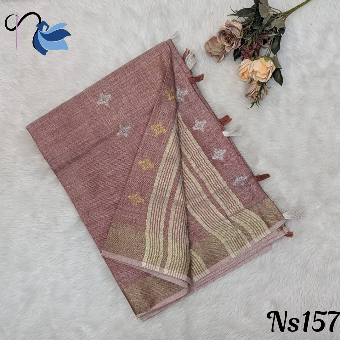 Linen Cotton Sarees