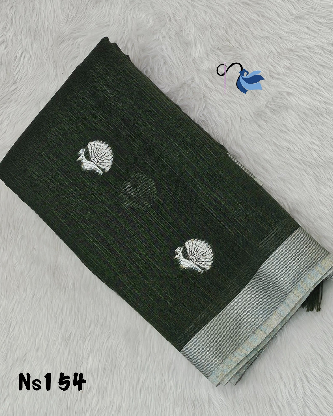 Weaving linen cotton sarees
