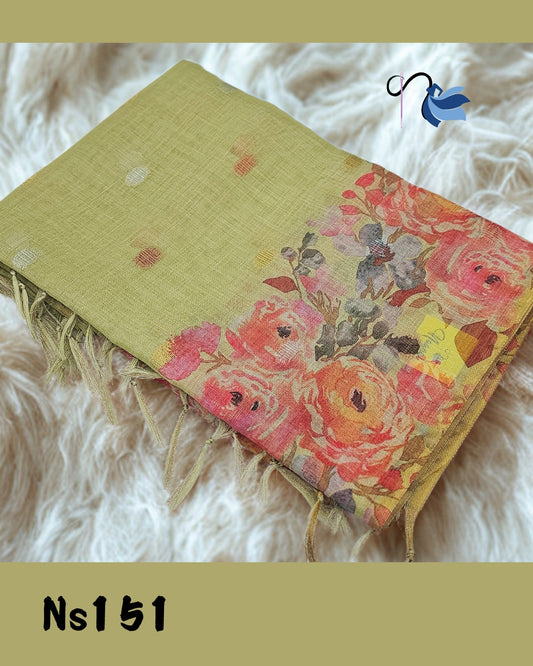 Chanderi Linen Sarees